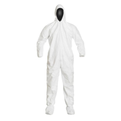 Tyvek IsoClean Coverall IC193 B WH DS  Small