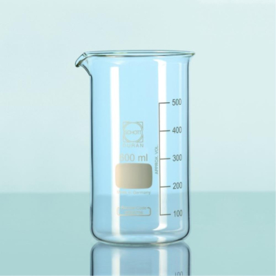 Duran Glass Beaker 800ml Tall Form