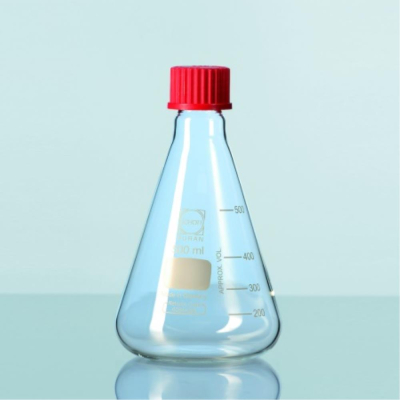 Duran 100ml Erlenmeyer Glass Flask Screw Cap