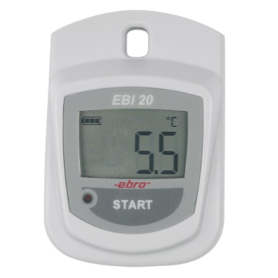 Ebro Temperature Datalogger (EBI 20-T1) with Internal Sensor with Calibration Certificate (-30C to +