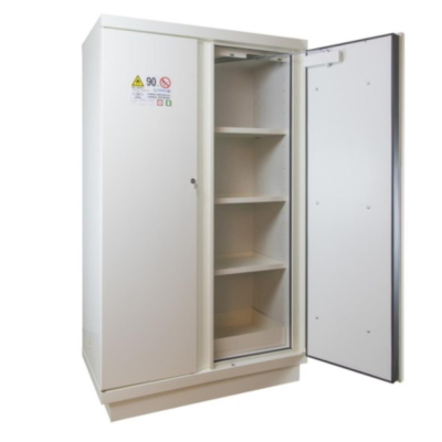Tall Multirisk Storage Cabinet 130L Double Door 2 Compartments 90 Minutes