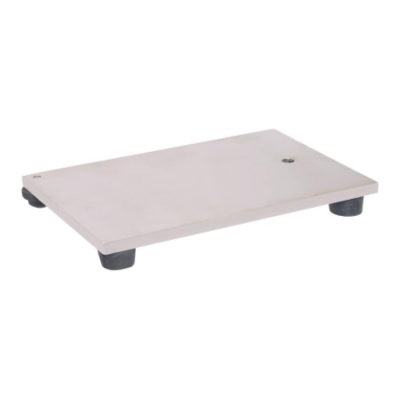 Premium Rectangular Retort Stand Base-Stainless Steel 25 x 16cm