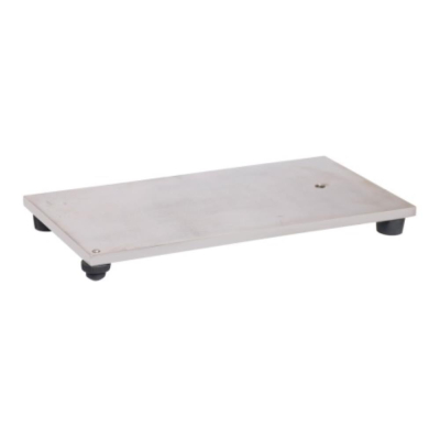 Premium Rectangular Retort Stand Base-Stainless Steel 30 x 15cm