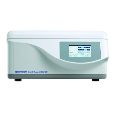 Eppendorf Centrifuge 5910 Ri G refrigerated with touchscreen interface Big Volume Harvest Solution w