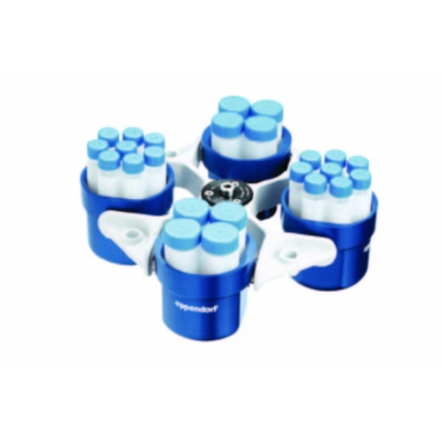 Eppendorf A-4-44 swing out rotor with 4 x 100mL  rectangular buckets