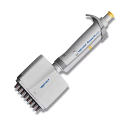 Eppendorf Research plus 8-Channel Variable Pipette 10-100uL Yellow