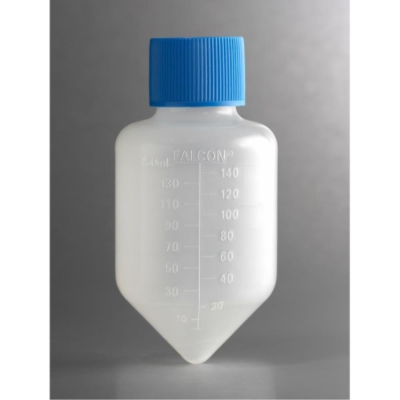 Falcon 175mL Conical Polypropylene Centrifuge  Tube with Plug Seal Screw Cap, Sterile, Bagged