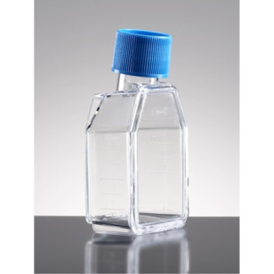 Falcon 12.5cm2 Canted Neck TC-Treated Cell Culture Flask with Plug Seal Screw Cap 25mL
