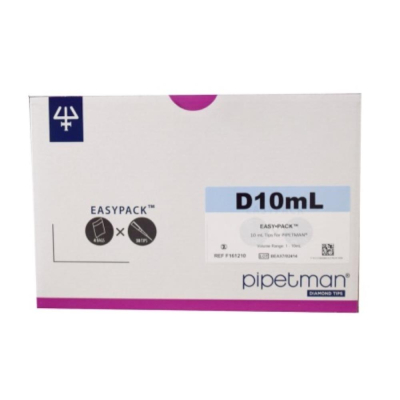 Gilson D10mL 1-10mL PIPETMAN DIAMOND Tips in EASYPACK Bags - Non Sterile - 4 Bags of 50