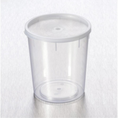 Gosselin Conical 400mL Container with Snap Cap,  Polypropylene, Graduated, Sterile, Clear,  Assemble
