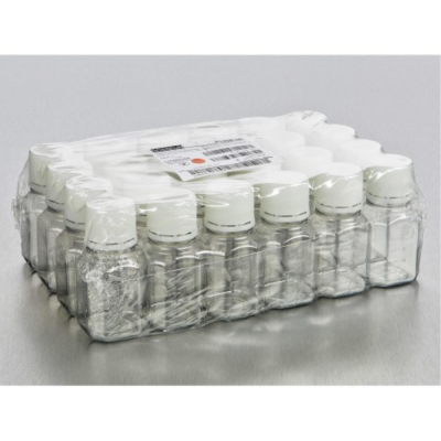 Gosselin Octagonal PET Bottle 125mL, Graduated,  31mm Tamper-Evident Cap, Non-Assembled, 24/Package