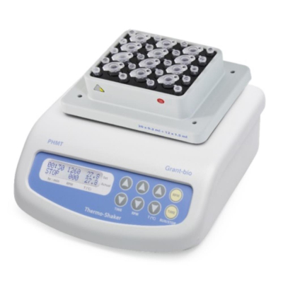 Grant-Bio PHMT Thermoshaker with PSC32 Block for 20 x 0.2mL plus 12 x 1.5mL Microtubes