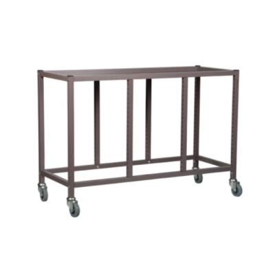Gratnells Treble Column Adjustable Trolley 725mm Gratnells Grey with 75mm Castors