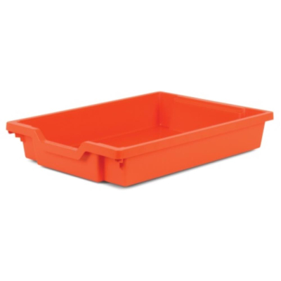 Gratnells F1 Shallow Tray Tropical Orange