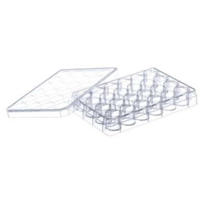Greiner 24 well TC treated plate with lid sterile