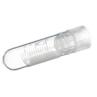 Greiner Cryo.s vials, volume 2 mL, white cap,  vial type, id field, support rim, external threads -