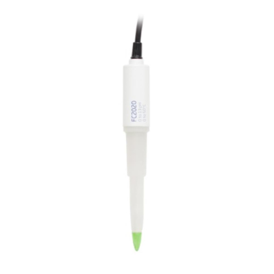 Hanna pH Edge Glass Electrode with Sensor Check,  Refillable, Spherical Tip, with Temp Sensor