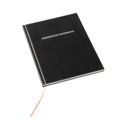 Heathrow Scientific Laboratory Notebook - 100-pages - Grid - Black