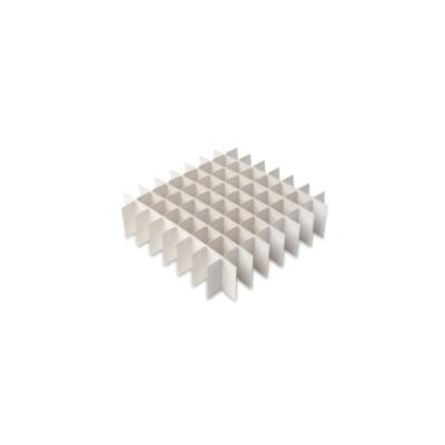 Heathrow Scientific Cardboard Cryogenic Freezer Box Partition/Divider 64 Well (8 x 8) - White