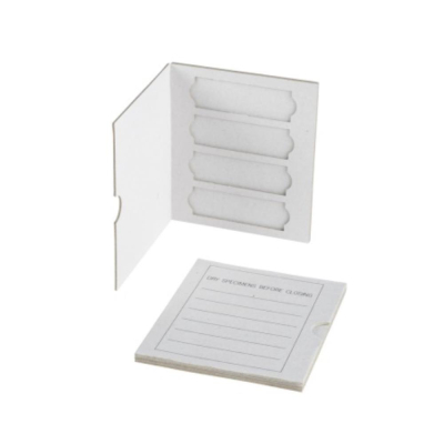 Heathrow Scientific 4-Place Cardboard Slide Holders - pk20 - Cardboard