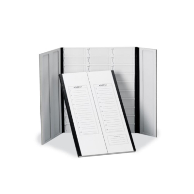 Heathrow Scientific 30-Place Cardboard Slide Tray  - Black Trim
