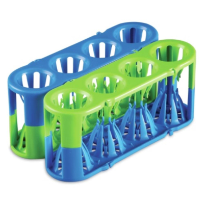 adapt-a-rack - Flexible multi tube rack accomodates 12-30mm tubes and holds them in a secure upright