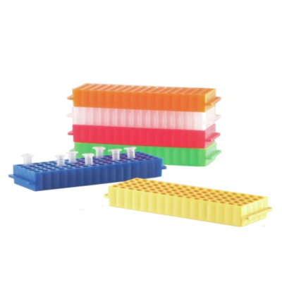 80 Well Microtube Rack Green