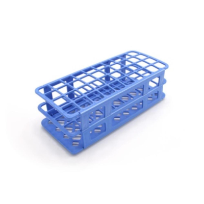 Heathrow Scientific Fold and Snap Tube Rack 21mm 40-Place - Blue