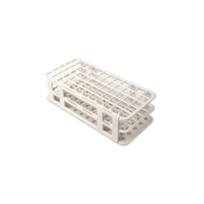 Heathrow Scientific Fold and Snap Tube Rack 17mm 60-Place - White