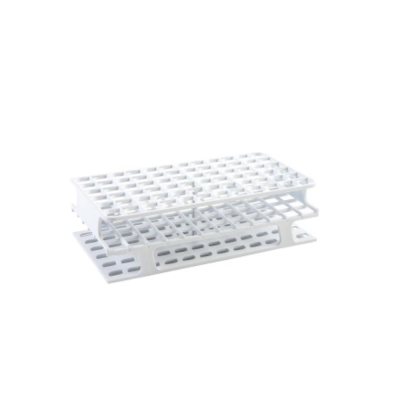 Onerack full size test tube rack polyoxymethylene (POM) 13mm tubes72 places White
