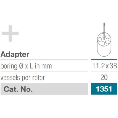 Adaptor for 5 x 1.5ml Tubes