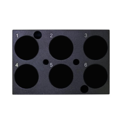 Hygiena 6 Well Block for Hygiena Digital Dry Block Mini Incubator