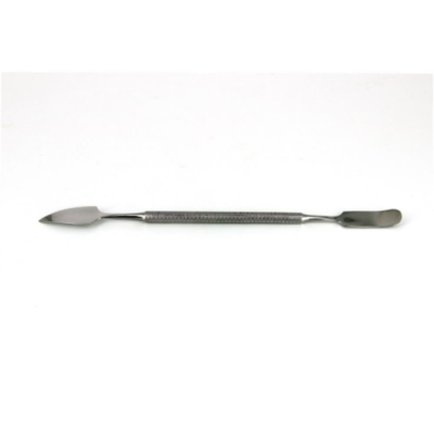 Ideal- Tek Stainless steel spatula - Long curved pointed tip & long curved rounded tip.