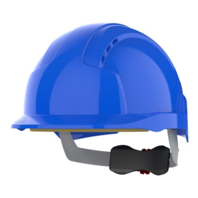 JSP EVOLite Safety Helmet - Wheel Ratchet - Vented - Blue