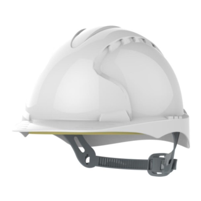 JSP EVO2 Safety Helmet - Slip Ratchet - White