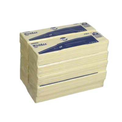 WypAll® X80 Plus Critical Clean<sup>(TM)</sup> Cloths 19164 - Yellow Colour Coded Cleaning Clot