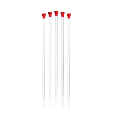 Kimble NMR tubes Thrift N-51A borosilicate glass 400MHz 7inch length caps attached