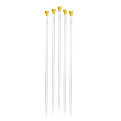 Kimble NMR tubes Highest Quality KG-33 borosilicate glass 200MHz 7inch length caps attached