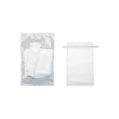 LABPLAS Twirlem Clear Sterile Clean Room Sample Bags Standard Closure 114 x 305mm 63.5um Thickness 6