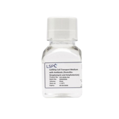 LSG CellShip Cell Transport Medium with Antibiotic (Penicillin-Streptomycin and Amphotericin)