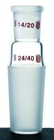 Synthware reducing adapter, top Joint: ST/NS 14/20, bottom Joint: ST/NS 19/22