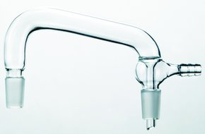 Synthware vacuum distilling adapter, Joint: ST/NS 14/20, hose size 8 mm, Distance Between Joints: 10