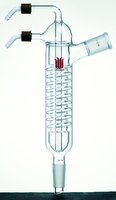 Synthware Friedrichs condenser with removable hose connections, top Joint: ST/NS 24/40, bottom Joint