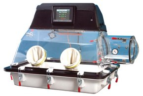 Hypoxia chamber glove box, AC input 230 V, UK plug, Plas-Labs, 856-HYPO