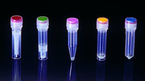 Freezing vials, natural, volume 500 muL, style skirted, sterile