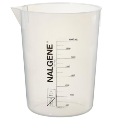 Nalgene Beaker 4L PP Low Form