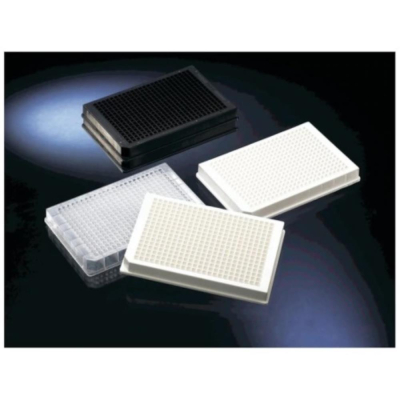 Nunc Microplate 384 well  Shallow Height  Black  No Lid  non-treated  non-sterile