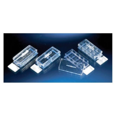 Nunc Lab Tek II 1 Well Glass Slide - Research Use Only