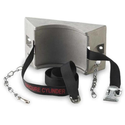 OHAUS Gas Cylinder Wall Chain Support with Message for 102-356mm Diameter Cylinders
