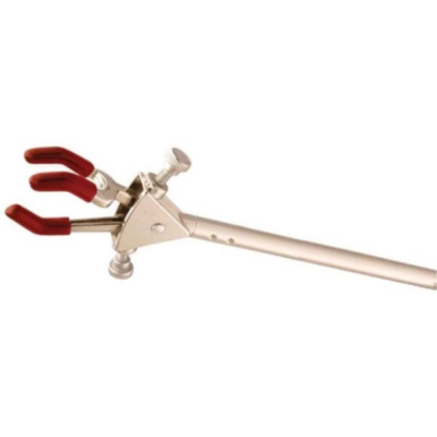 OHAUS Small Multi Purpose Clamp 3-Prong Dual Adjust Arm Length 102mm Arm Diameter 8mm Grip Range 0-4